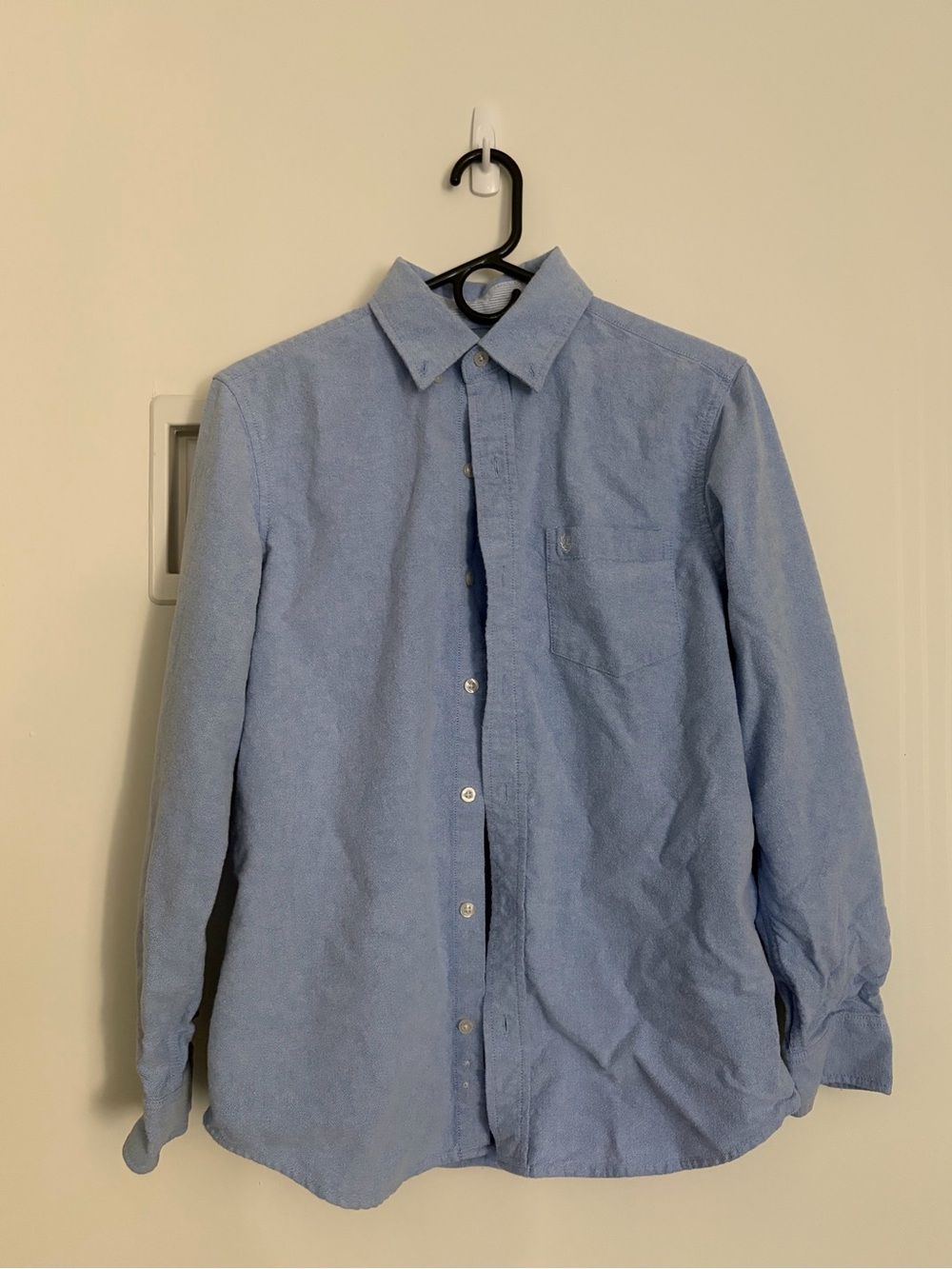 Chaps Light Blue Men's Casual Button-Down Shirt